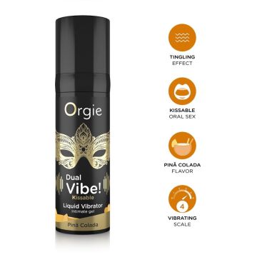 Intieme gel Dual Vibe! Pinã Colada