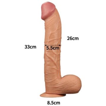 Realistische Dildo King Sized 33 cm