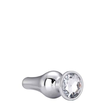 Buttplug Gleaming Love Zilver - Large
