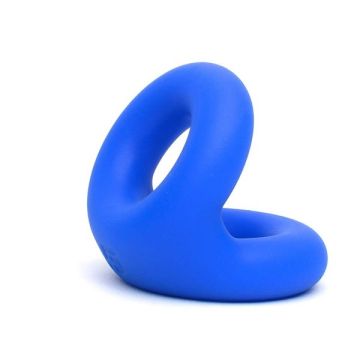 Liquid Silicone Rugby Ring - Blauw