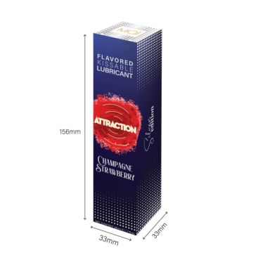 Glijmiddel Attractie Champagne Aardbei 50ml
