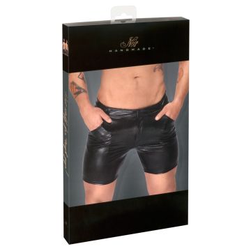 Noir Handmade Short Slangenleer-effect - Zwart