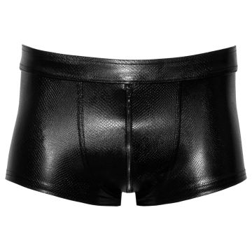 Noir Handmade Slangenprint Broekje Kort - Zwart
