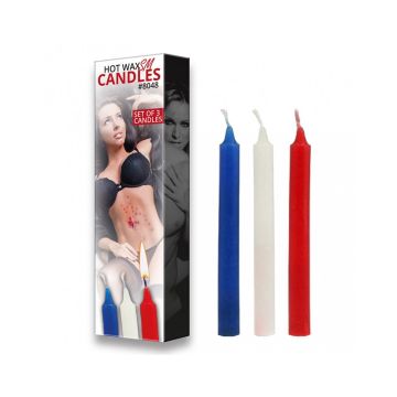 Rimba Hot Wax SM Kaarsen - 3 Stuks