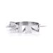 Metalen halsband met lange spikes
