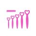 Siliconen Vaginale Dilator Set - Roze Siliconen Vaginale Dilator Set - Roze