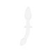Chrystalino Glazen dildo Doubler - Wit Chrystalino Glazen dildo Doubler - Wit