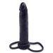 Strap-on Dildo Double Fun - Zwart Strap-on Dildo Double Fun - Zwart