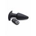 Gyro R Gebogen Rimming Plug met Afstandsbediening