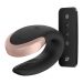 Satisfyer Double Love Luxury Partner Vibrator - Zwart Satisfyer Double Love Luxury Partner Vibrator - Zwart