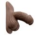 Realistische Dildo Packer Dark - 10 cm Realistische Dildo Packer Dark - 10 cm