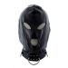 Kunstleren Bondage Masker met Haken - Zwart Kunstleren Bondage Masker met Haken - Zwart