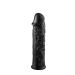 Zwarte Realistische Penis Sleeve - Verlengend Zwarte Realistische Penis Sleeve - Verlengend