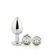 Buttplug Set Gleaming - Zilver Buttplug Set Gleaming - Zilver