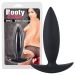 Zwarte slanke buttplug