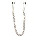 Metalen-Borstketting met tepelklemmen 42cm