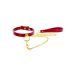 Halsband met ketting Taboom - Rood