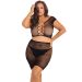 Back Story 2-Delige Bodystocking - Plus Size