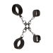 Manbound - 5-delige boeien en hogtie set - Zwart/zilver