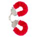 Pluchen Handboeien - Rood