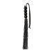 Zwarte Silicone Flogger