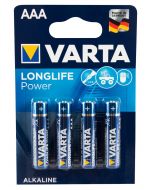 VARTA  AAA Batterijen - 4 Stuks