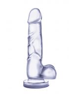 Transparante Dildo met Balzak en Zuignap kopen