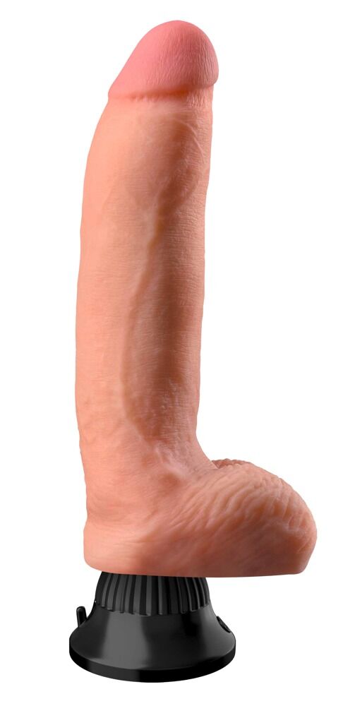 Real Feel Vibrator Dildo Deluxe Flesh 20 cm