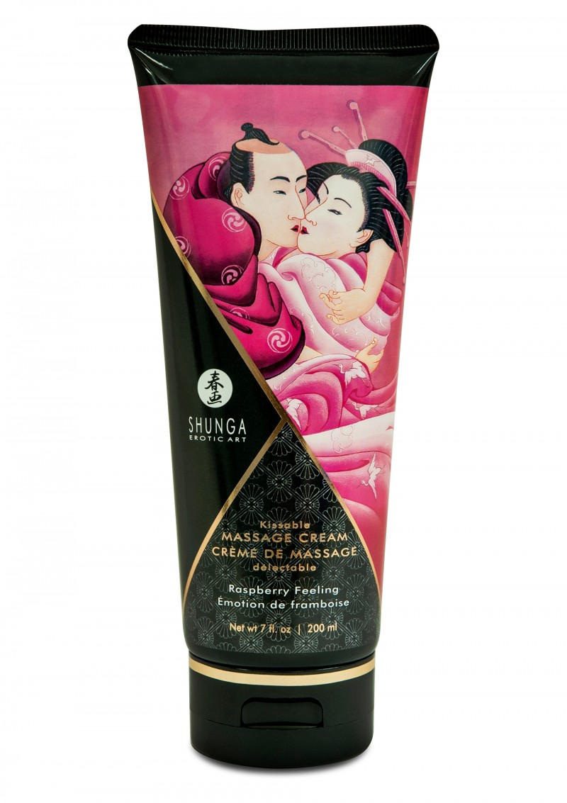 Eetbare Massagecrème - Framboos