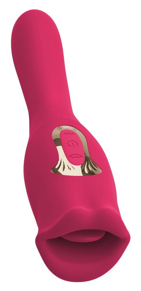 Dubbele Vibrator Oral Fun - Rood