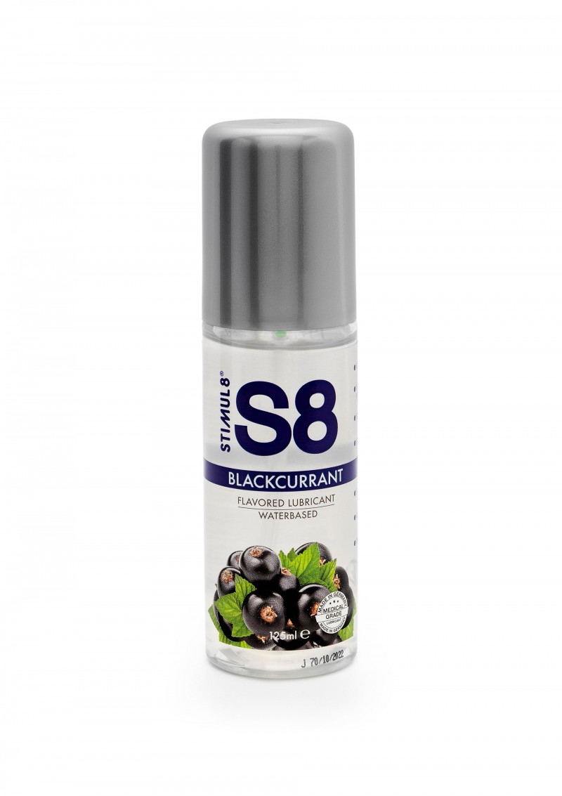 Glijmiddel op Waterbasis Stimul8 - Zwarte Bes- 125 ml
