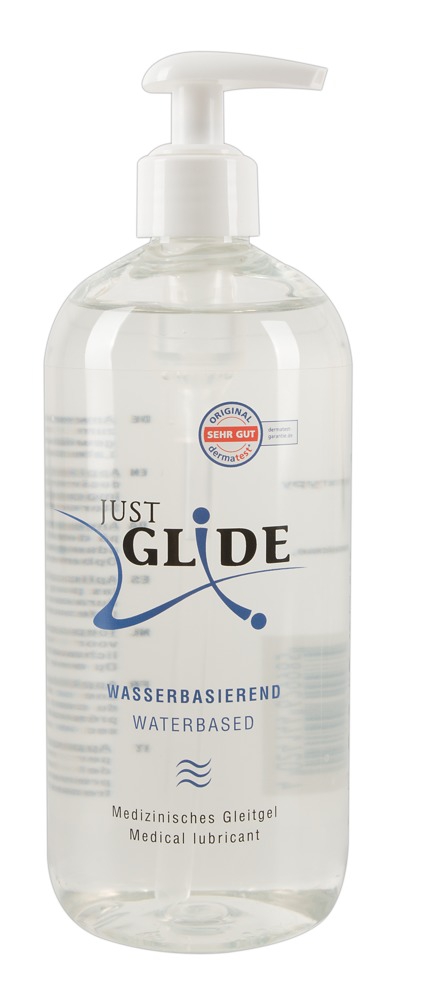Just Glide Glijmiddel Op Waterbasis - 500 Ml
