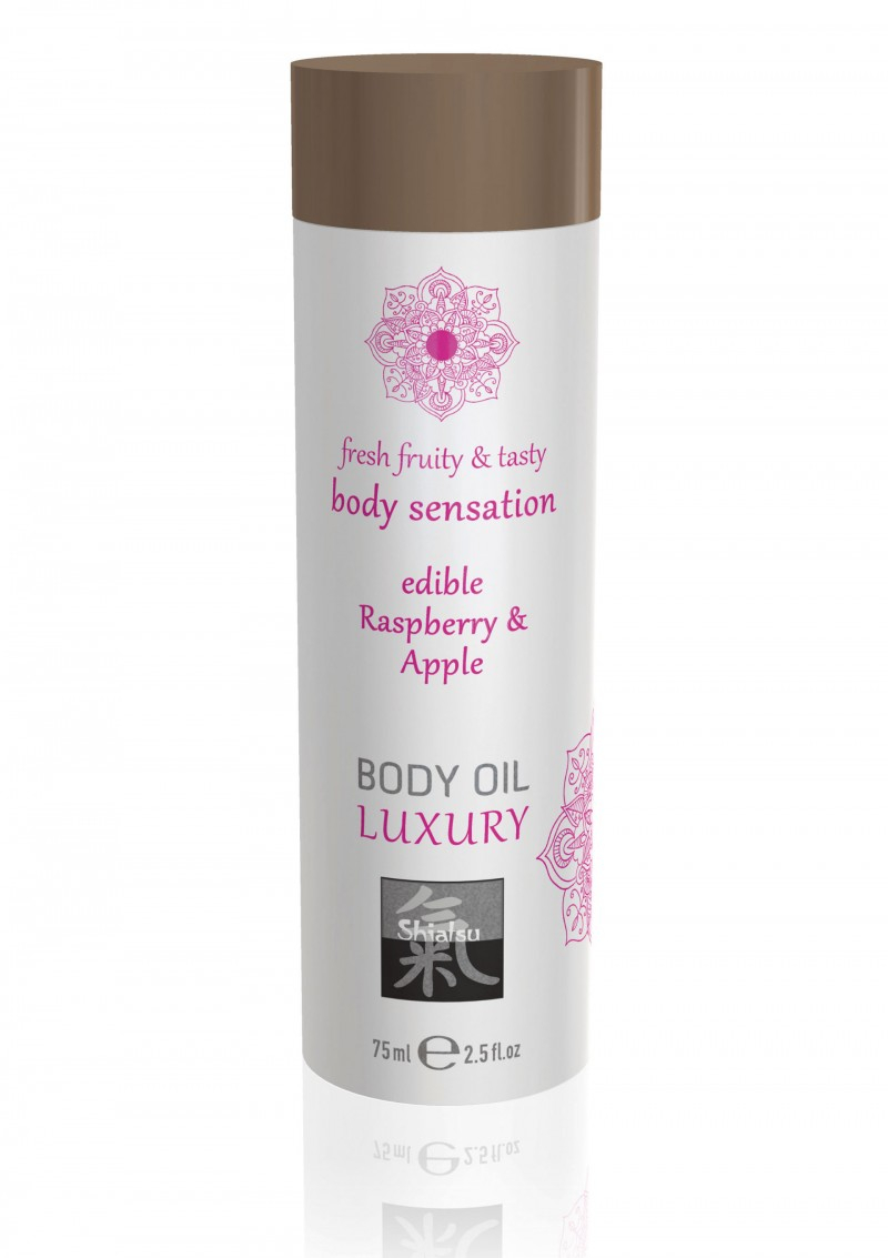 Luxe Eetbare Body Olie - Framboos