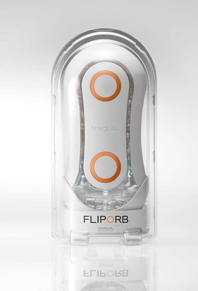 Masturbator - Flip Orb by Tenga - Oranje