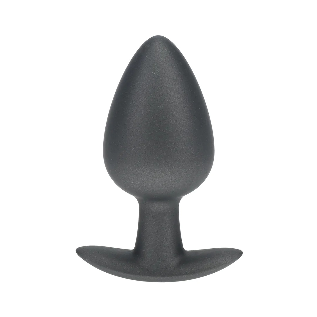 Buttplug Large Gunmetal - 8.9 cm