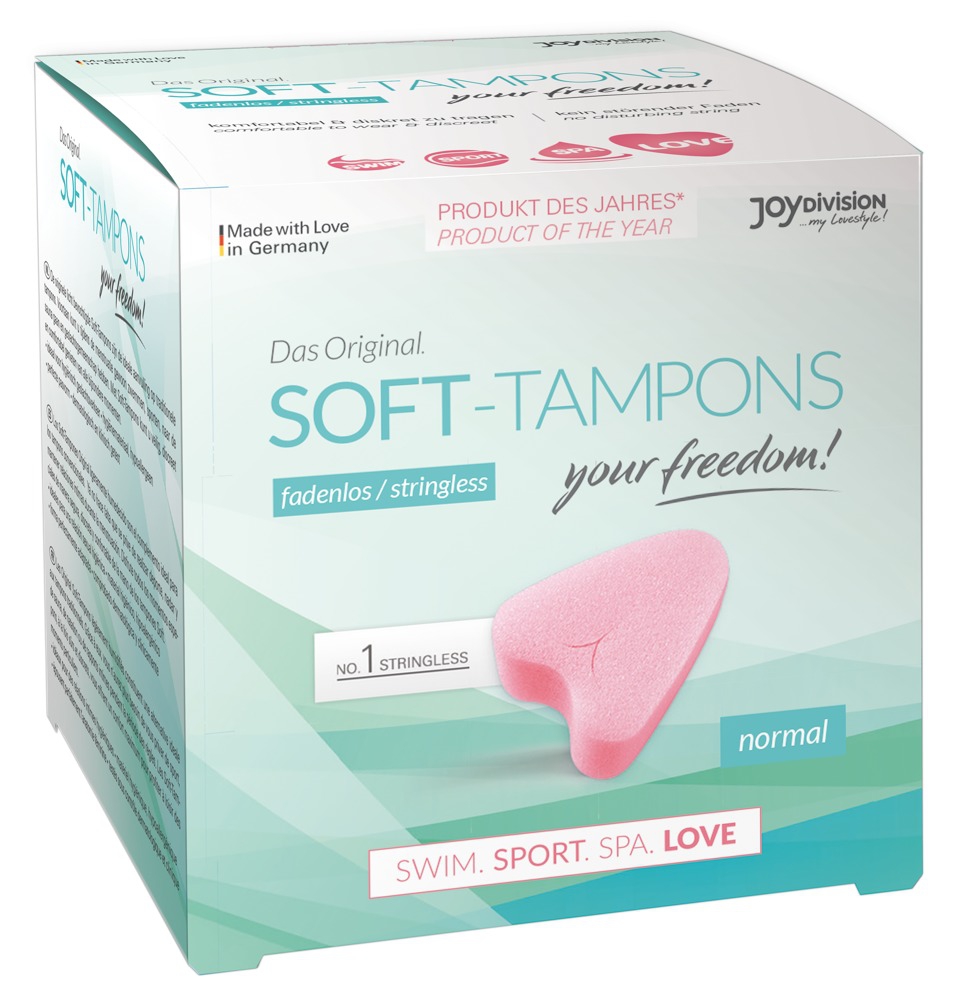 Soft Tampons zonder touwtje JOYdivision - 3 St