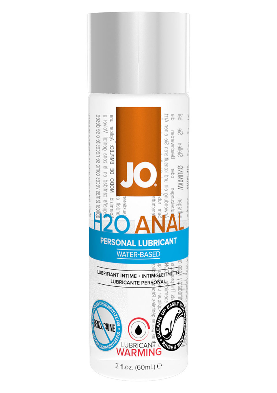 System JO H2O Anaal Verwarmend Glijmiddel
