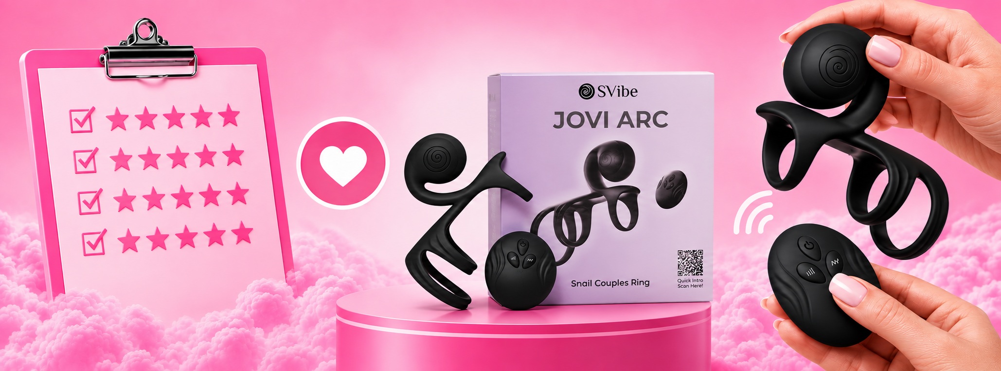 Maxime Test: Jovi Arc Couples Ring Banner