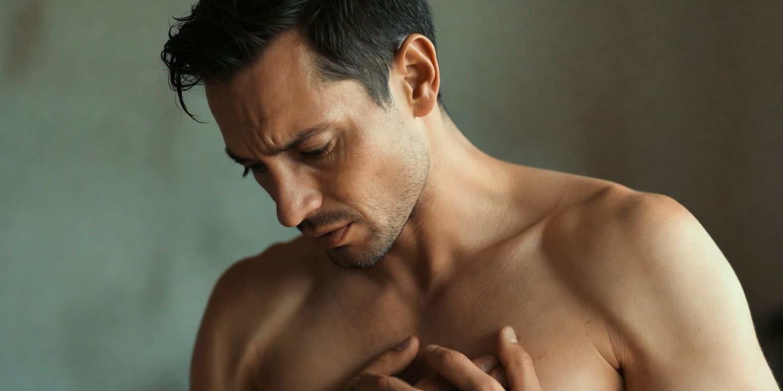 man-kijkt-teleurgesteld-naar-beneden-door-micro-penis