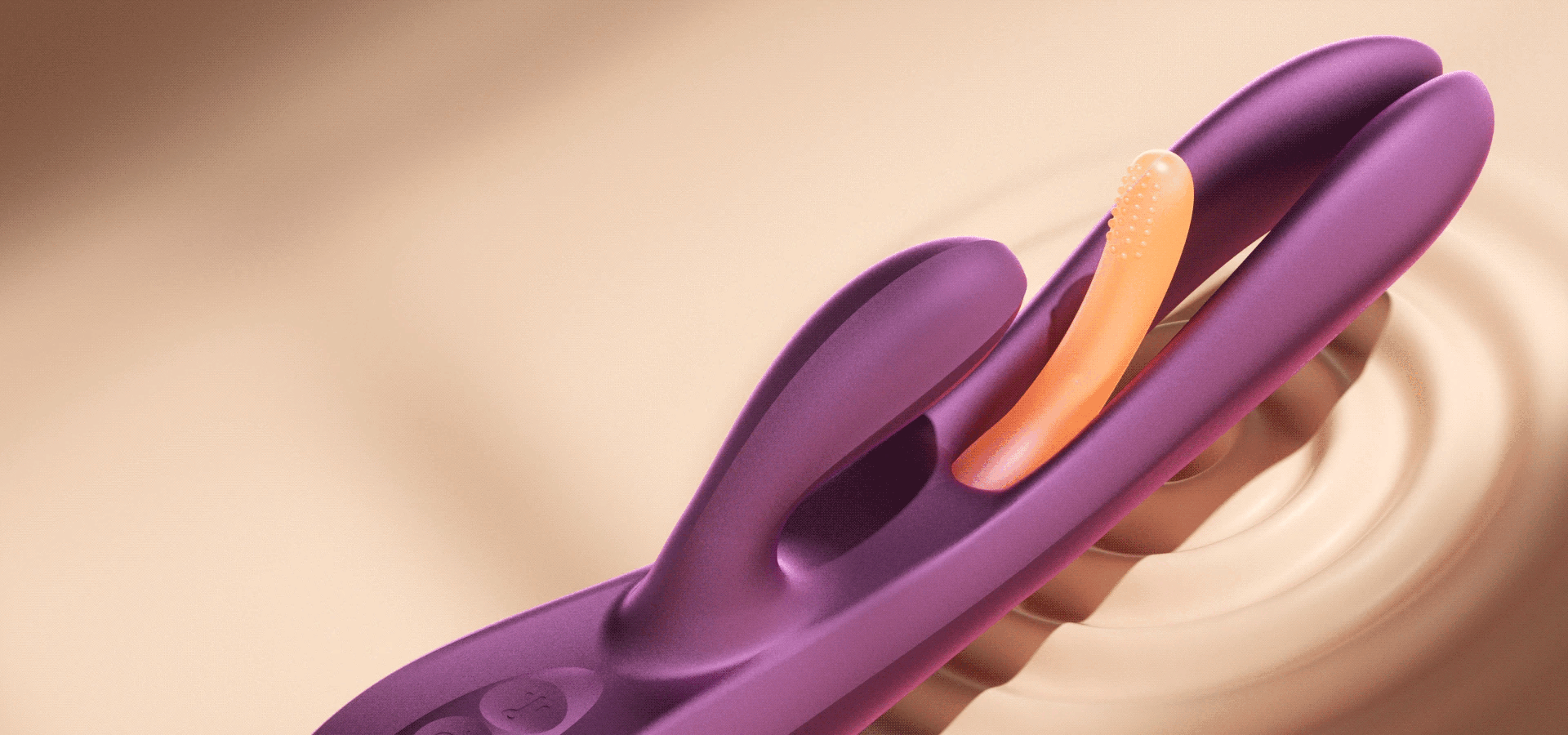 Voorbeeld van de beweging van een tapping vibrator