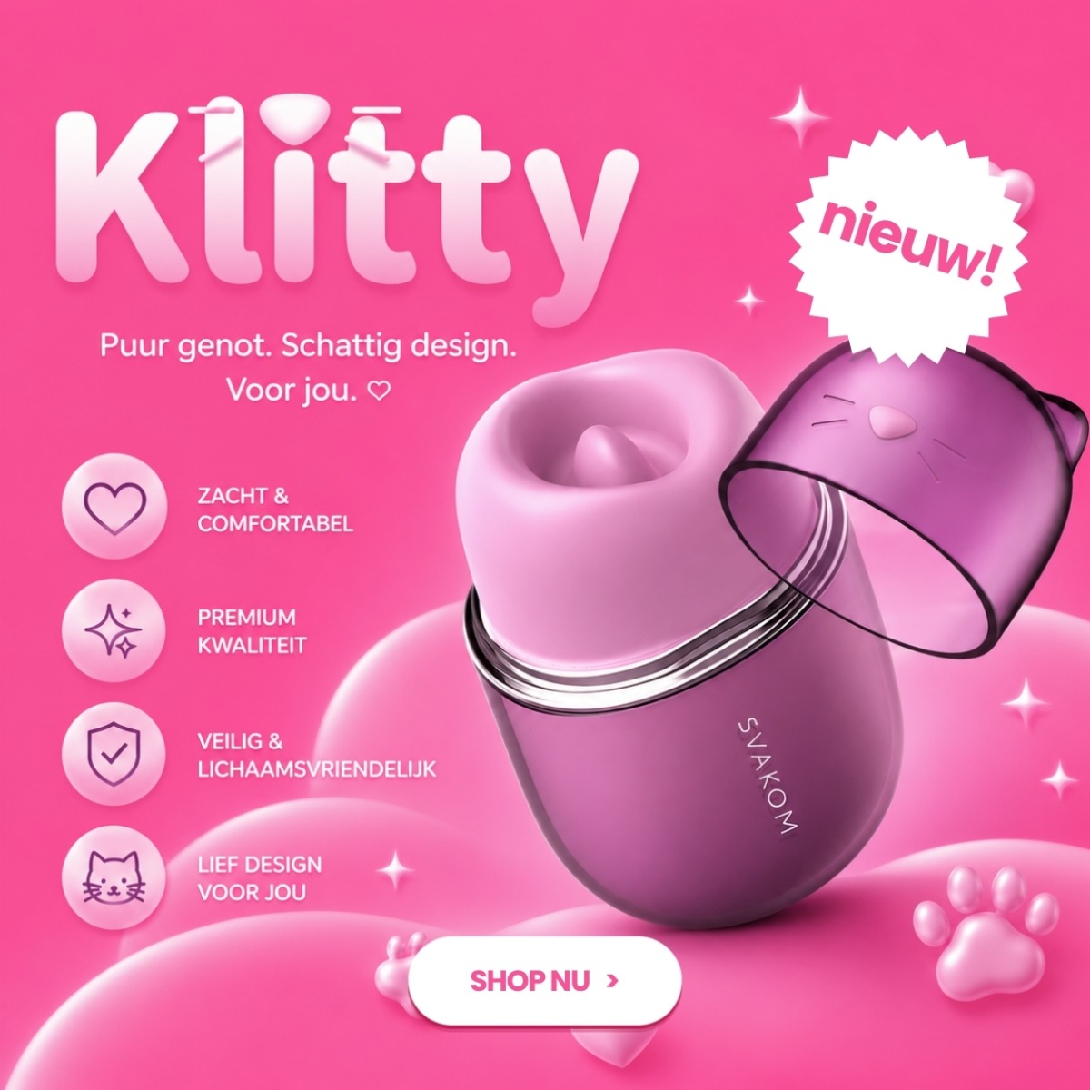 Svakom Klitty Clitoris Stimulator